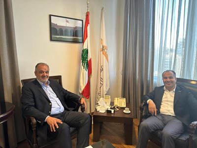 بوشكيان بحث مع رئيس بلدية مجدل عنجر  أموراً تنموية في البقاع الأوسط 